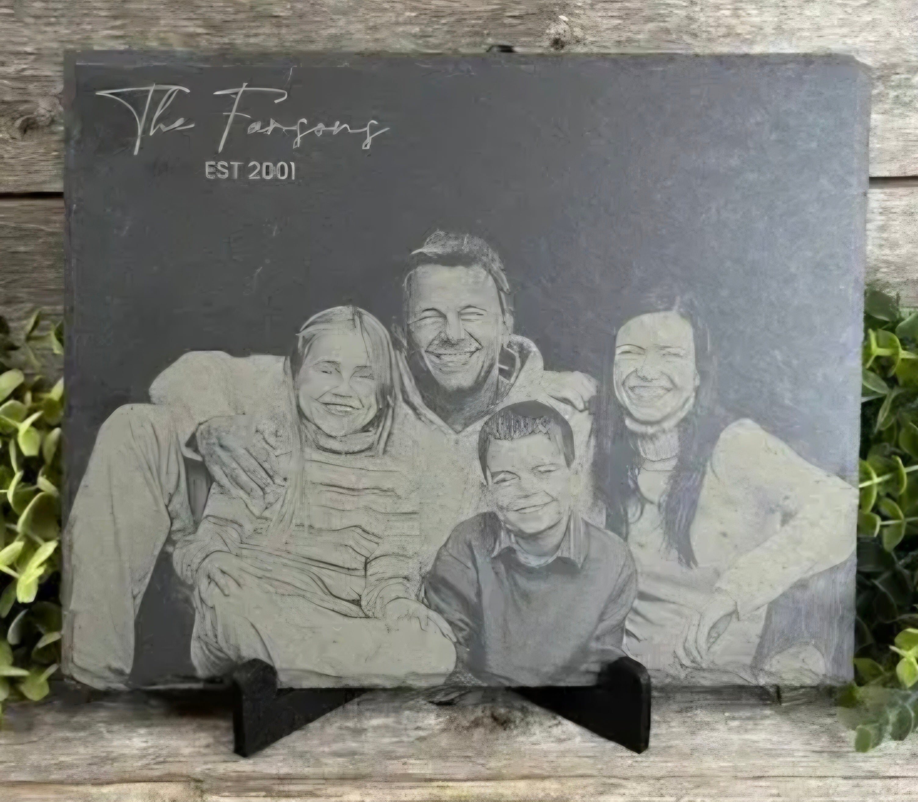 Ardoise Gravée personnalisée