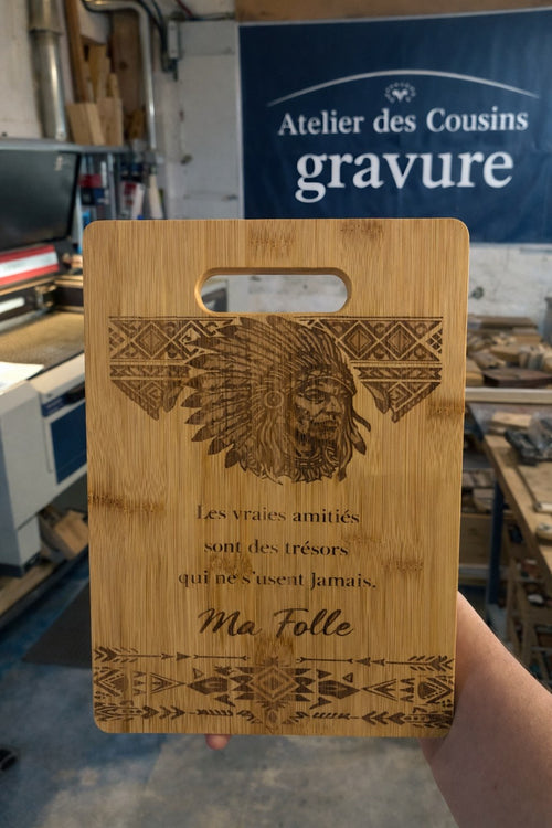 Planche de Découpe personnalisée - Bambou